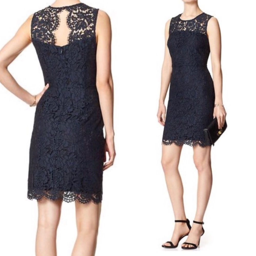 Banana Republic Two-Tone Sheath Dress